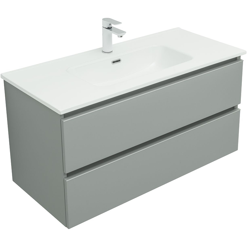 Приобрести aquanet тумба с раковиной вега 100 см, мисти грин