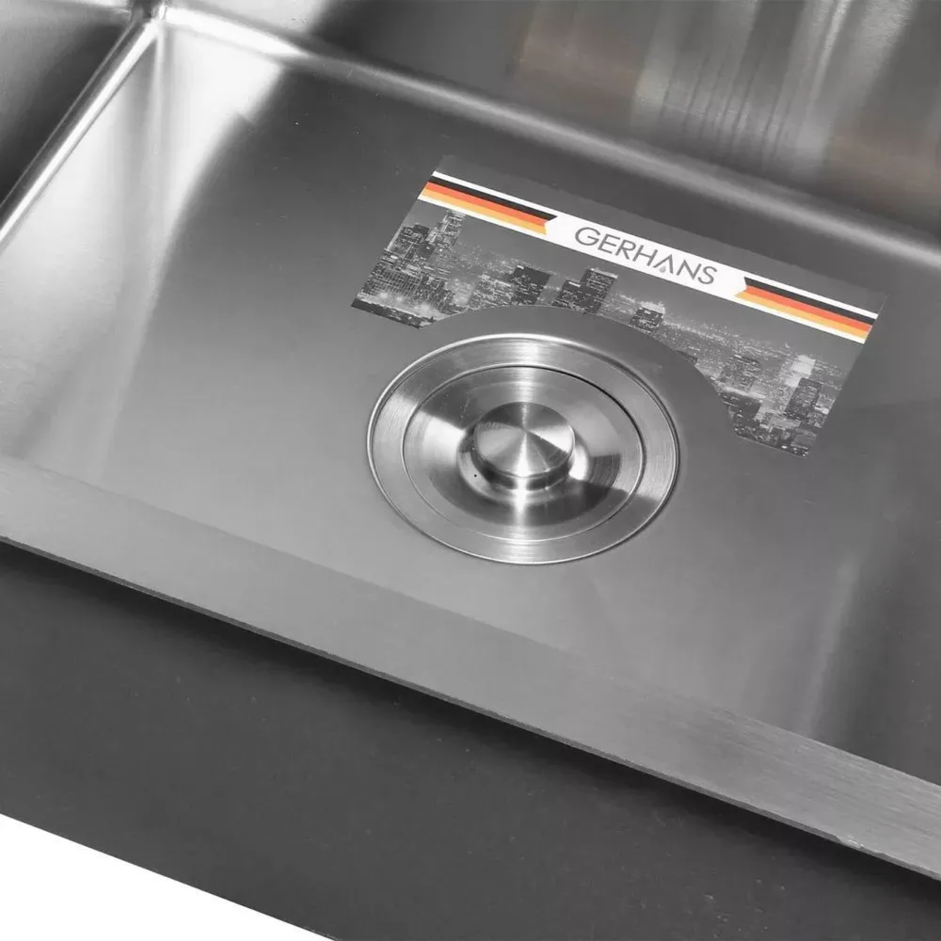 Приобрести gerhans кухонная мойка 78х51 см, правосторонняя, сатин