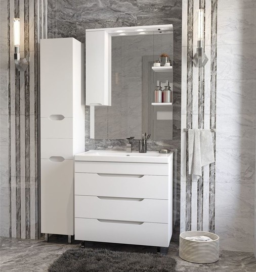 Приобрести mirsant тумба напольная soho 90 см с раковиной deep 90 ут000089883