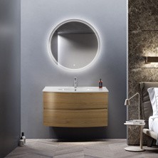Cezares Тумба подвесная с раковиной ELETTRA 100 см Rovere tabacco, дерево 55527