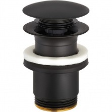 Донный клапан PUSH-OPEN, черный матовый, арт. 1042639-00