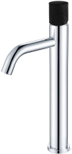 Boheme Смеситель для раковины Stick, высокий, хром\черный 122-CRB