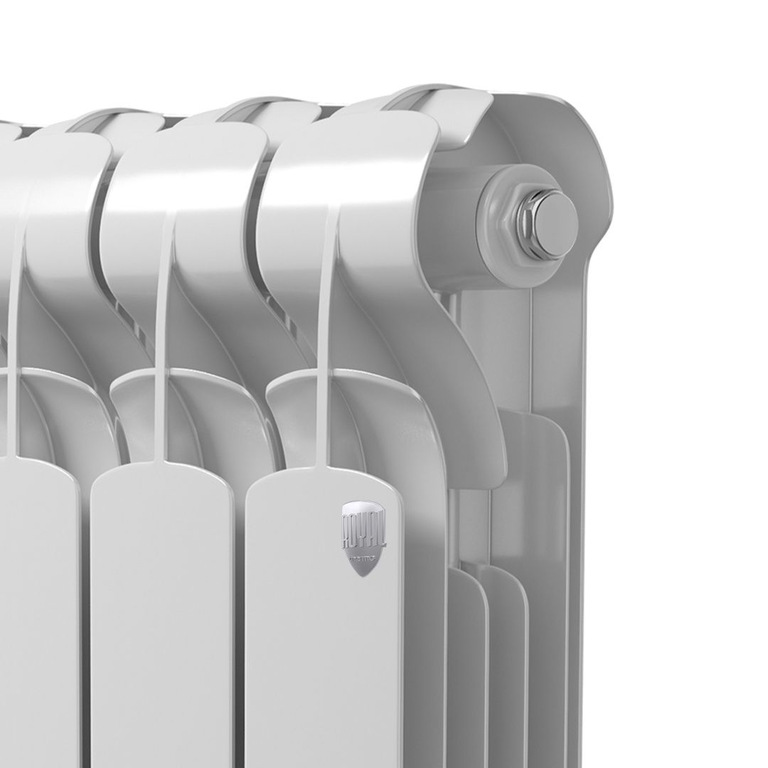 Приобрести royal thermo радиатор биметаллический indigo super+ 500 ( белый ) - 8 секц.