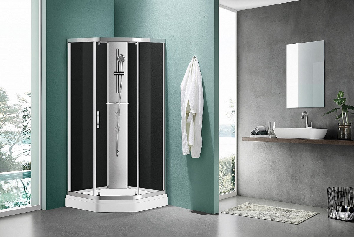 Приобрести azario душевая кабина denver 90x90 см, хром az-n10806 900