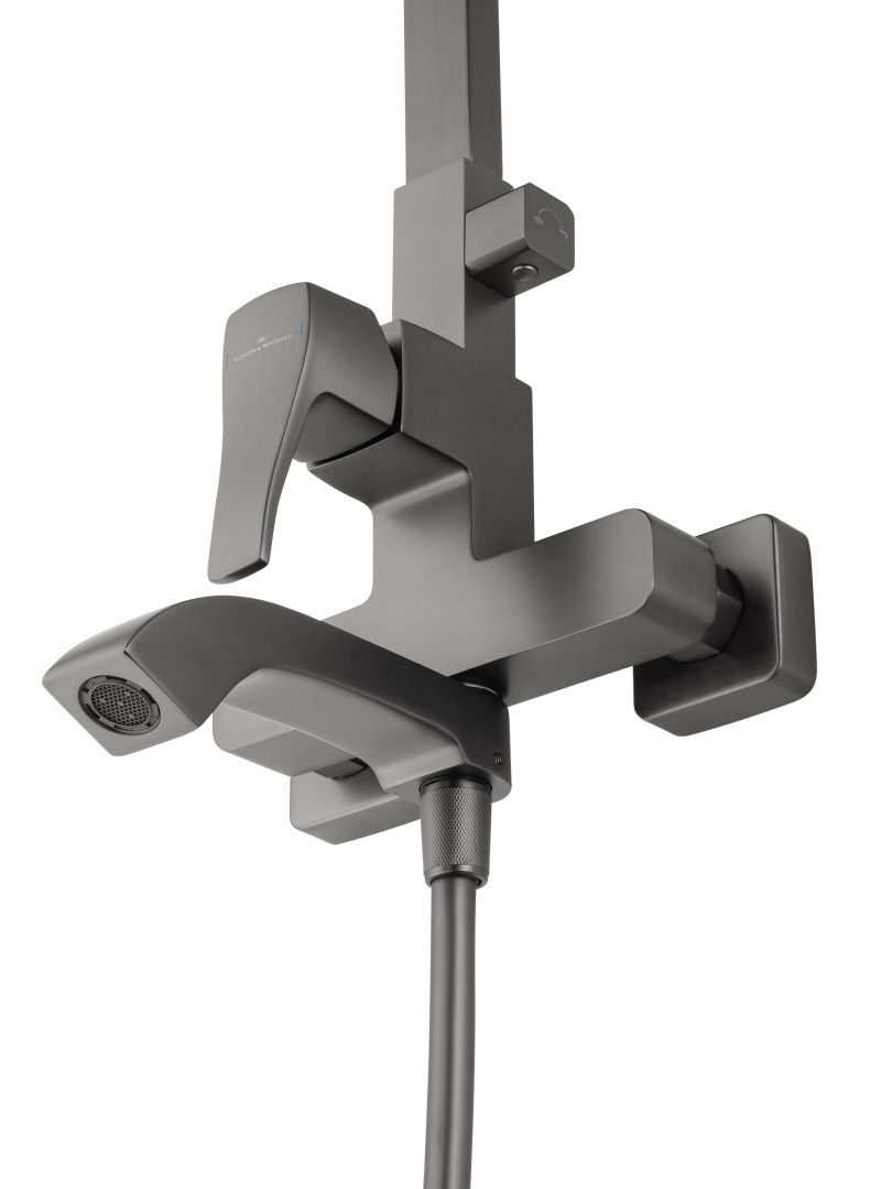 Приобрести душевая система wonzon & woghand flex, темный графит (ww-88047072-bgm)