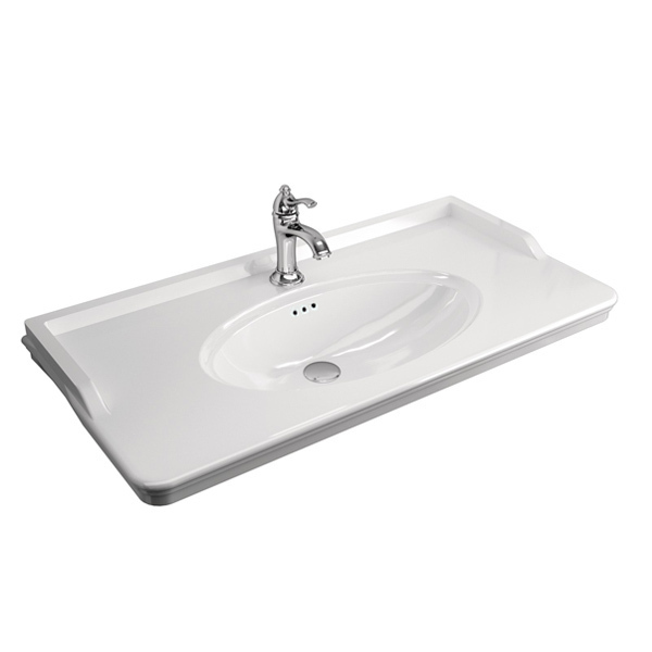 Приобрести сomforty тумба с раковиной "неаполь-100" белый глянец