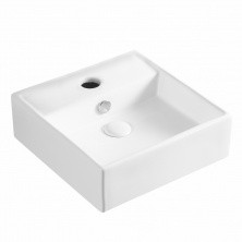 Azario Раковина накладная 38х38 см, белая AZ4148