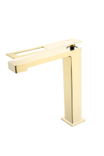 Boheme Смеситель для раковины Q, высокий, золото 142-GG