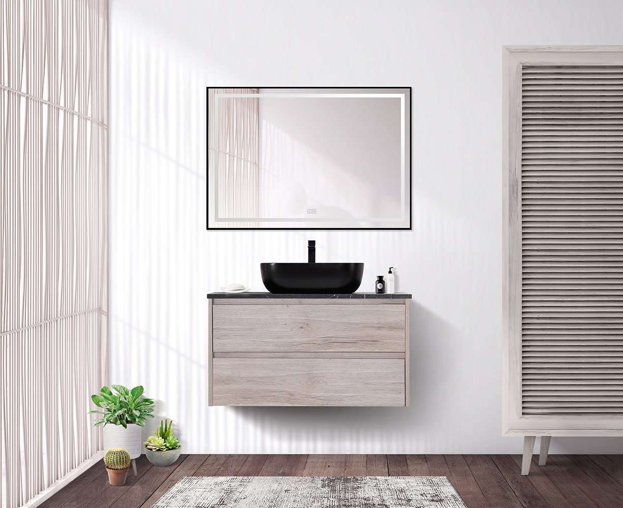Приобрести belbagno тумба со столешницей kraft 80 см, подвесная rovere galifax bianco