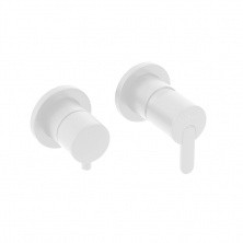 CEZARES Смеситель скрытого монтажа LEAF, белый матовый LEAF-VDIM3-BIO