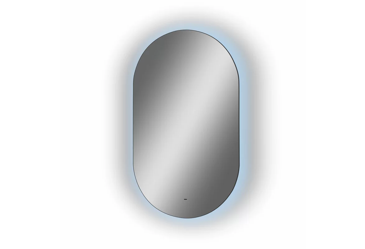 Приобрести continent зеркало с подсветкой fleur 60х100 см, белое