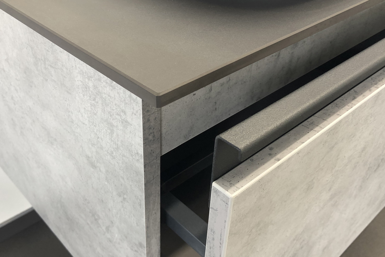 Приобрести сomforty тумба со столешницей и раковиной "эдинбург-75", светлый бетон