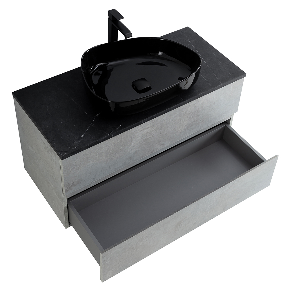 Приобрести cezares тумба со столешницей molveno 46 100 см beton, бетон molveno 46-100-2c-so-bet