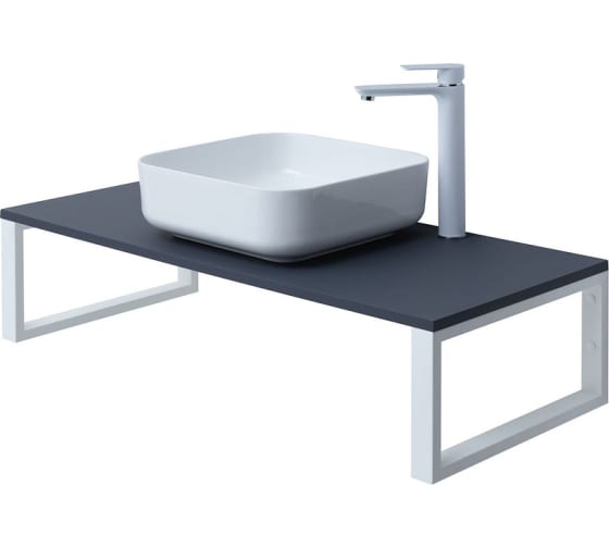 Приобрести столешница для раковины aquanet арт 100 см, маренго