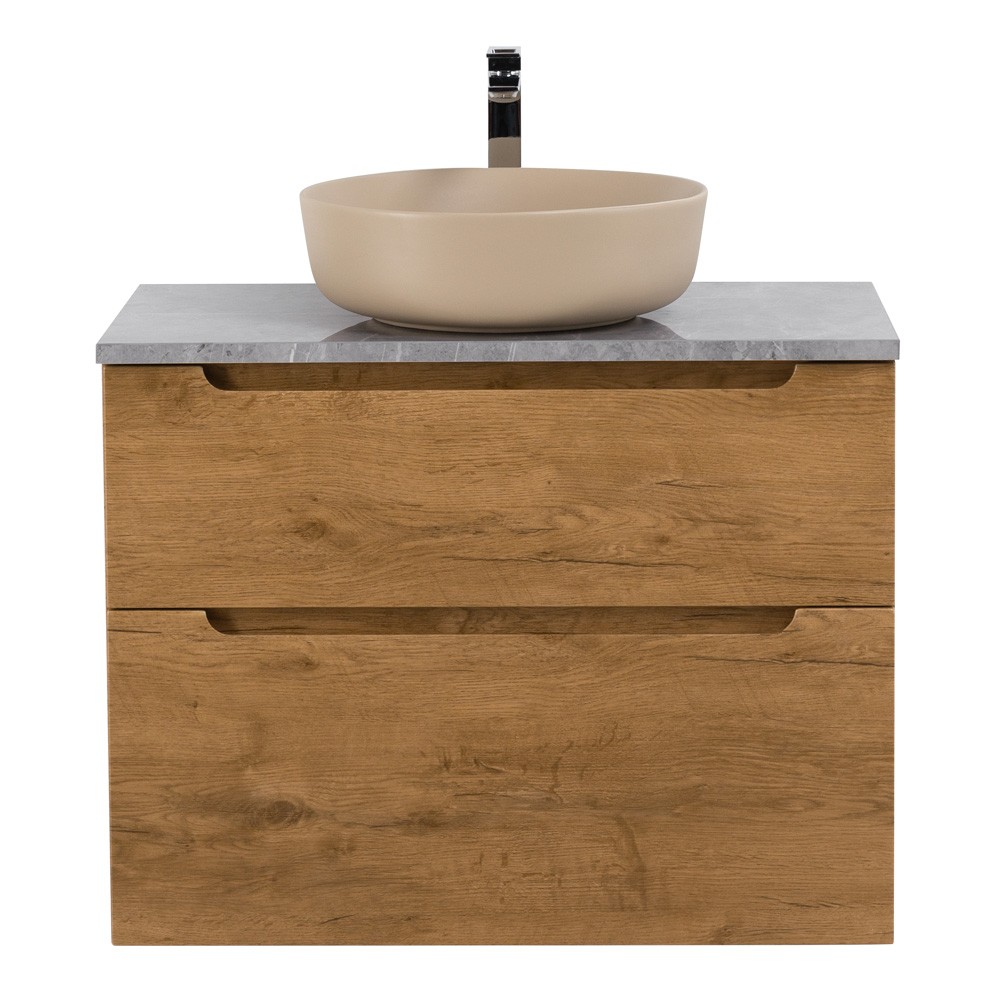 Приобрести belbagno тумба со столешницей etna-h60 80 см, подвесная rovere nature