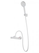 Смеситель для душа с термостатом WONZON & WOGHAND INN 5, Белый матовый (WW-B1005-A-MW)