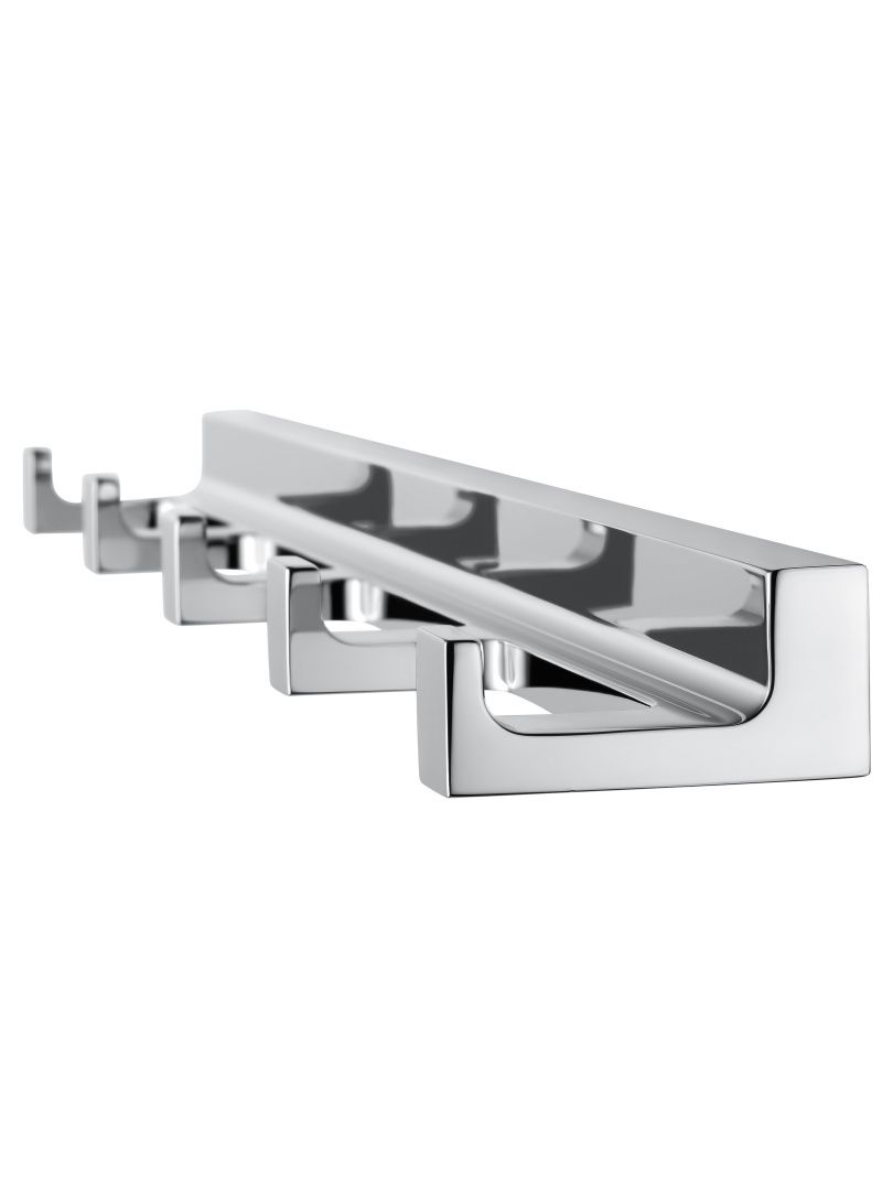 Приобрести вешалка с 5 крючками для ванной wonzon & woghand eclipse, хром (ww-9155)