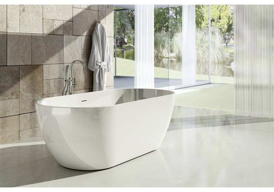 Приобрести акриловая ванна ravak freedom o 170x80 см xc00100020