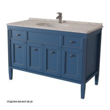 Caprigo Тумба с раковиной ALBION 120 см, синяя, эмаль