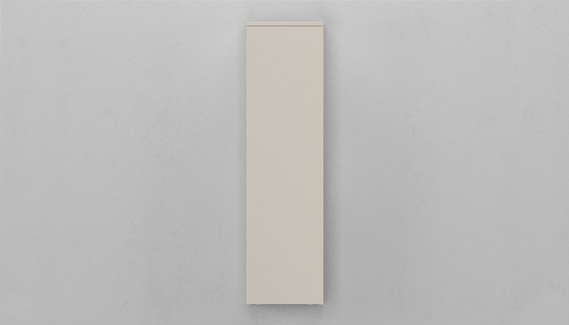 Приобрести пенал подвесной velvex unit, зеркало внутрь, 120 см, шампань.ppuni.120.zv-221