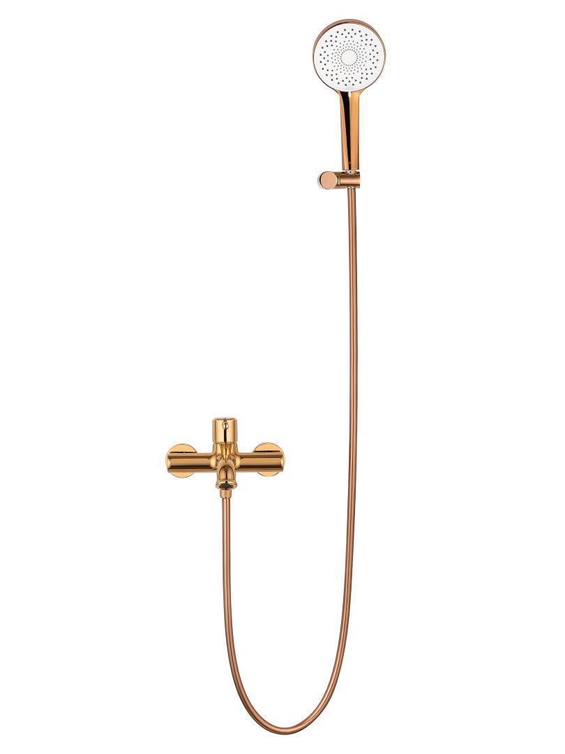 Приобрести смеситель для ванны с душем wonzon & woghand tor, розовое золото (ww-88037073-rg)