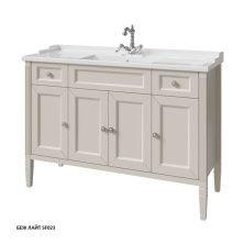 Caprigo Тумба с раковиной ALBION CONCEPT 120 см, светло серая