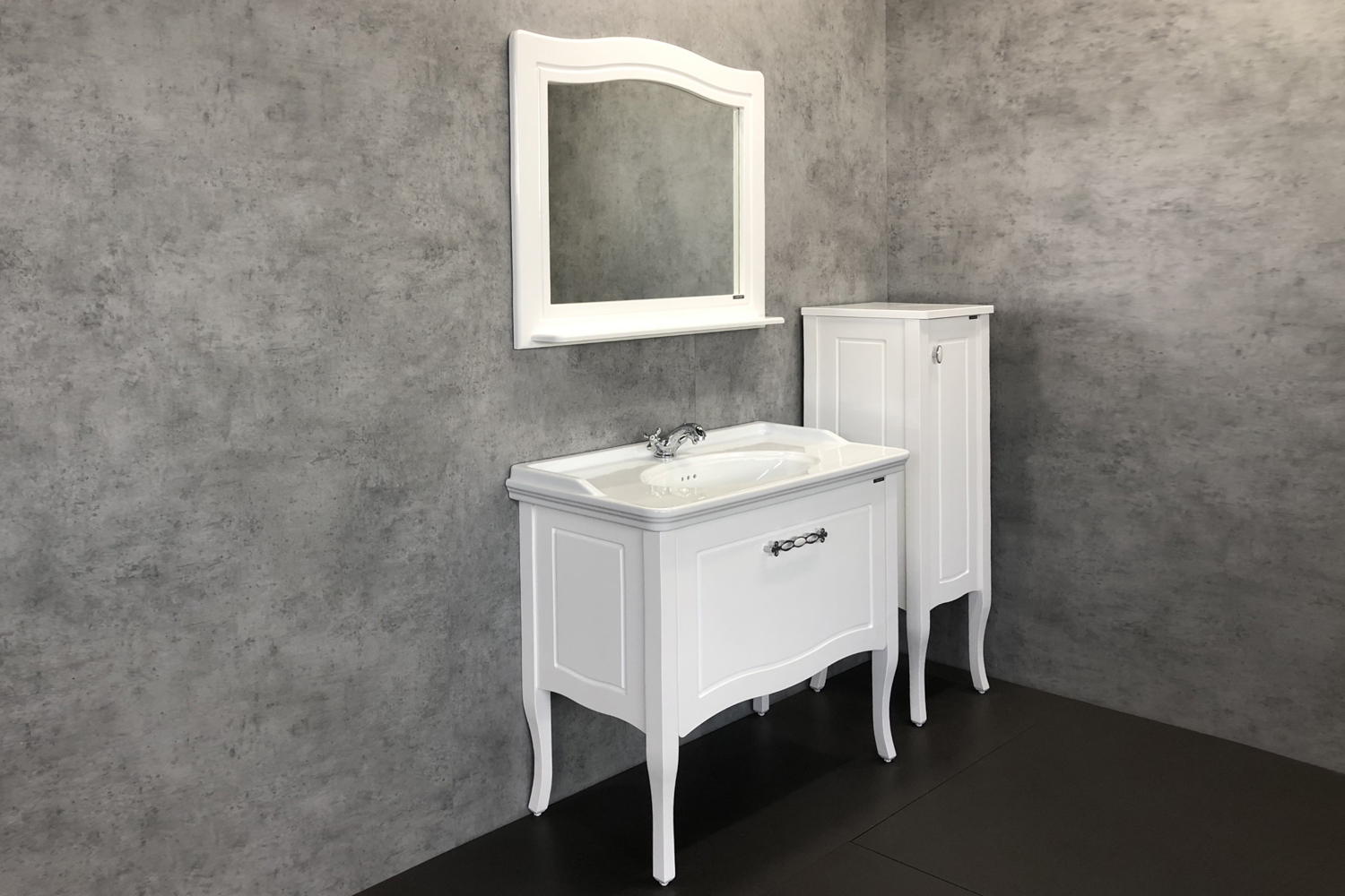 Приобрести сomforty зеркало "павия-100" белый глянец