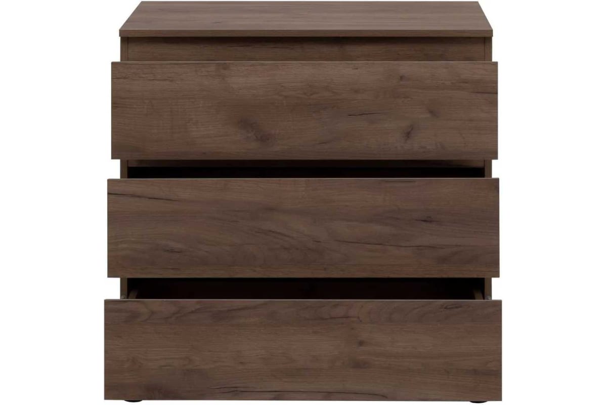 Приобрести aquanet комод сканди 80x48 см, дуб крафт (3 ящика)