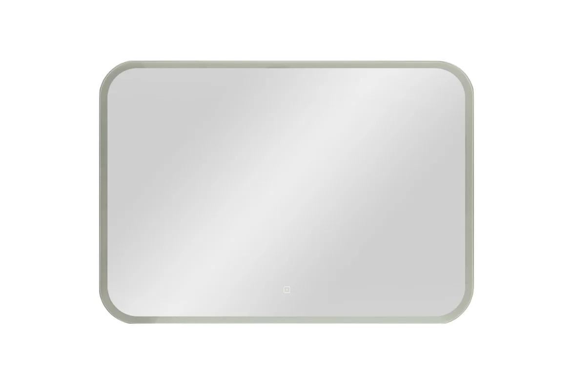 Приобрести continent зеркало с подсветкой demure 100х70 см, белое