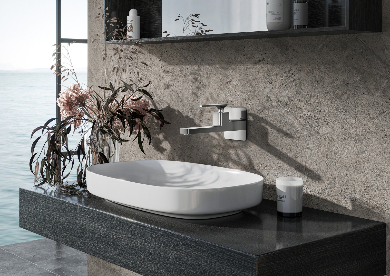 Приобрести смеситель для раковины встроенный timo torne 4372/00sm хром