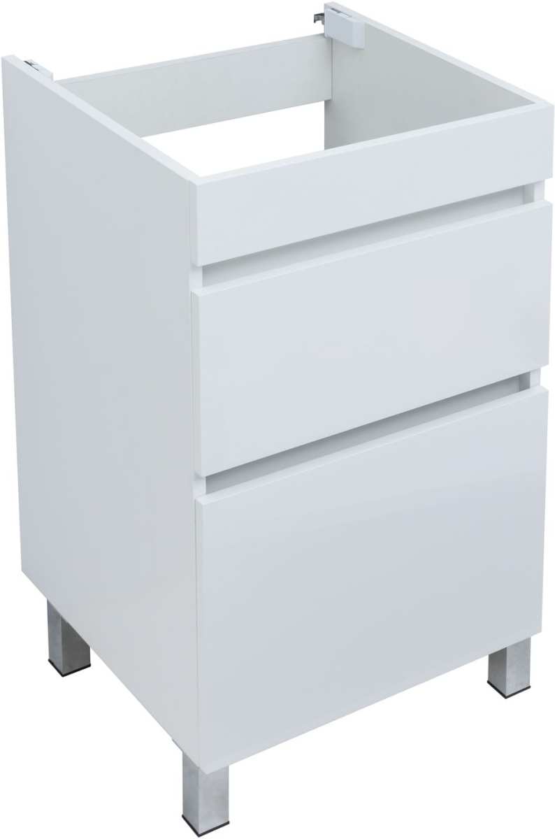 Приобрести aquanet тумба с раковиной вега 48 см, белая глянец