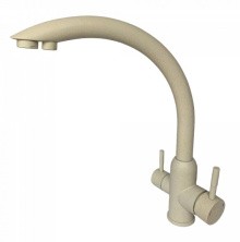 Смеситель для кухни ViEiR Kitchen 350 мм, с подключением к фильтру, бежевый V15024(B)