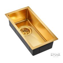 Emar Кухонная мойка 23х45 см, золото EMB-126A PVD EMB-128A PVD Nano Golden