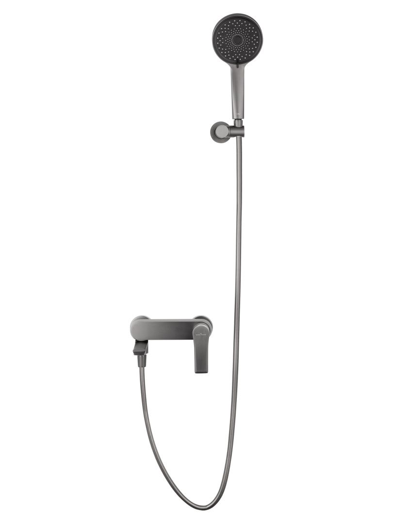 Приобрести смеситель для ванны с душем wonzon & woghand brilliant, темный графит (ww-88037079-bgm)