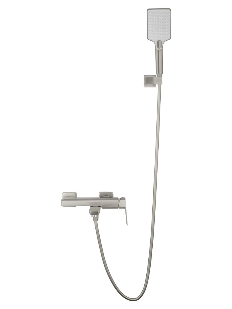 Приобрести смеситель для ванны с душем wonzon & woghand diamond, брашированный никель (ww-88639011-bn)