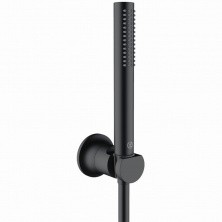 KLUDI NOVA FONTE Puristic Душевой гарнитур для ванны 1S, черный матовый, арт. 2085039-15