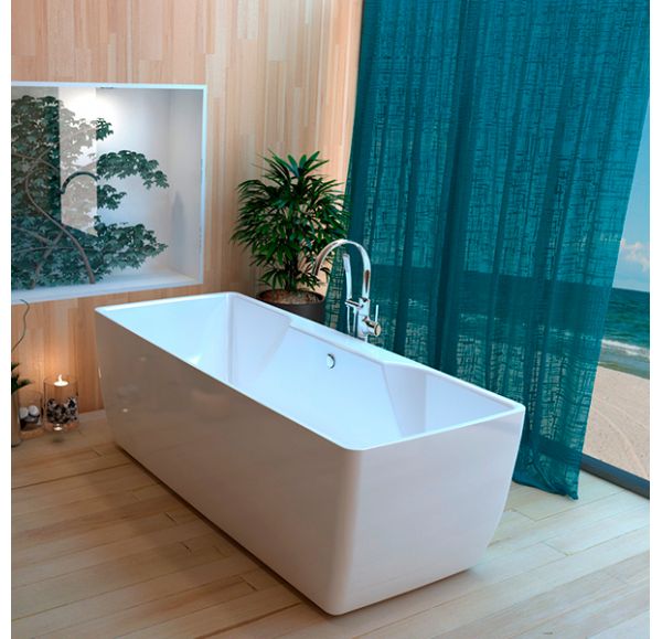 Приобрести акриловая ванна sole alfa 180x76 отдельностоящая