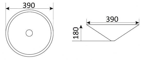 Приобрести раковина - встраиваемая снизу ceramalux 43 см nyj848