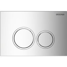 Grossman Клавиша смыва Galaxy, глянцевый хром 700.K31.01.100.100