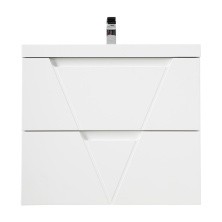 BelBagno Тумба с раковиной VITTORIA 80 см, подвесная Bianco Lucido-P, белая раковина