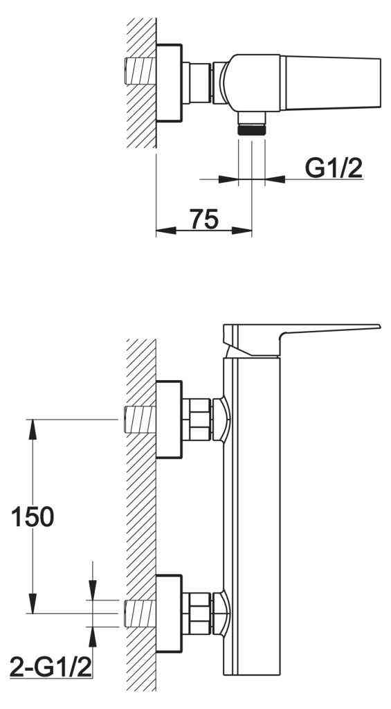 Приобрести belbagno смеситель для душа arlie, хром arl-esdm-crm