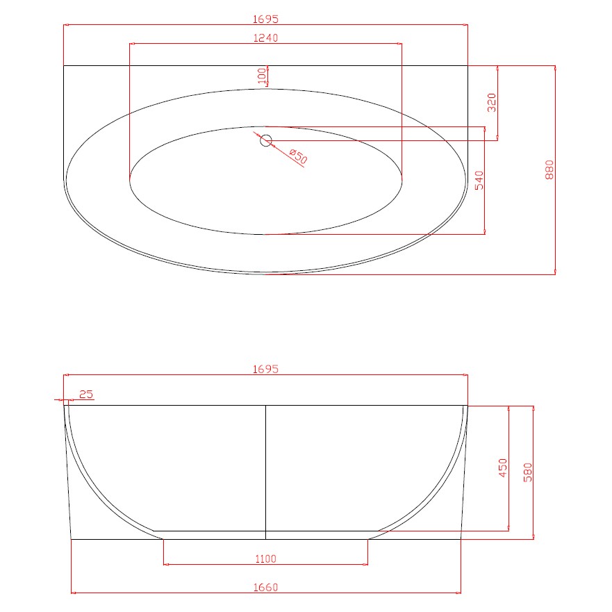 Приобрести акриловая ванна отдельностоящая azario cambridge 170x88 см. cam17289