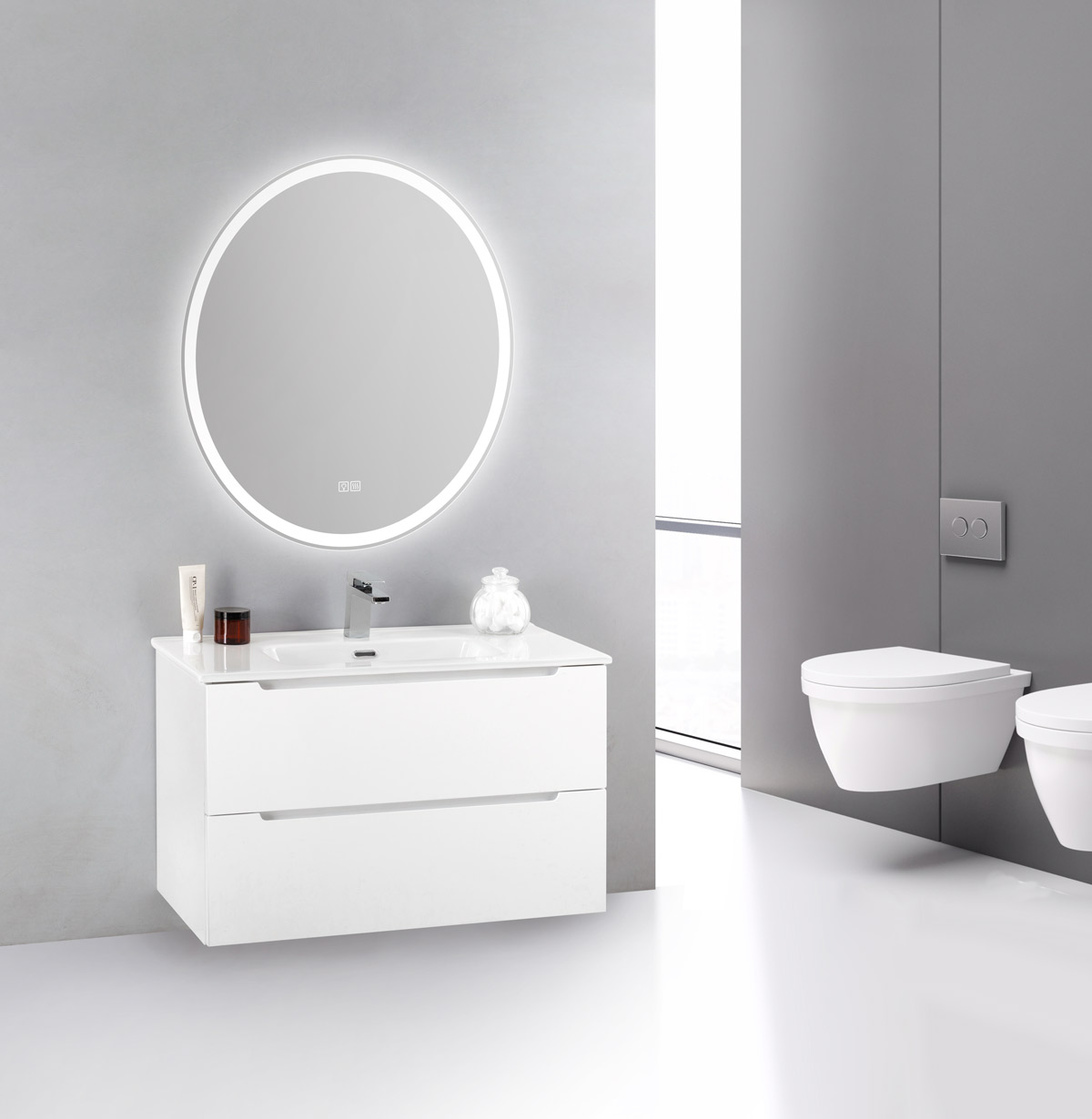 Приобрести belbagno зеркало 75х90 см spc-vst-750-900-led-tch-warm