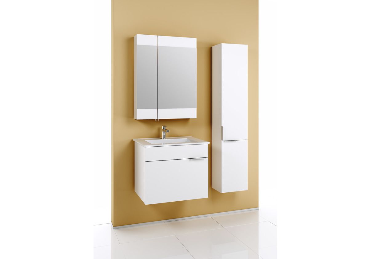 Приобрести зеркало-шкаф aqwella бриг 60 см br.04.06/w