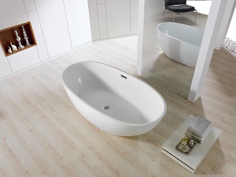 Приобрести акриловая ванна azario leeds 168х84 см, отдельностоящая lee17085