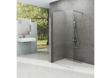 Перегородка душевая Ravak Walk-In Wall 90 см GW9W70C00Z1 алюминий/прозрачное