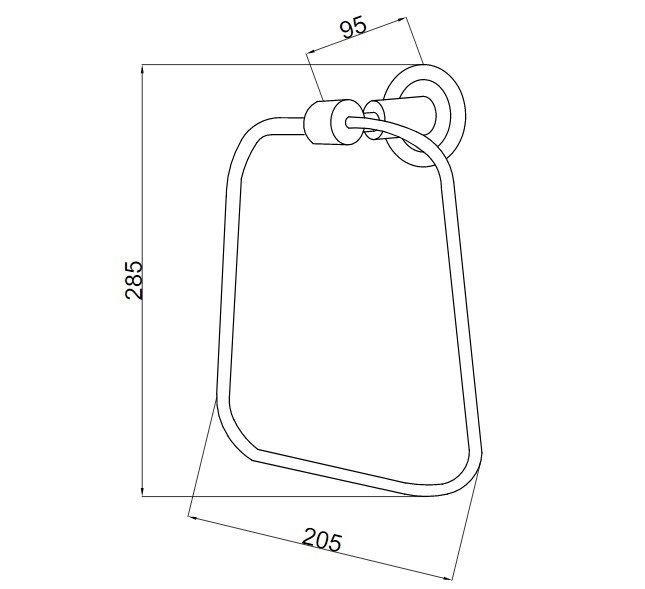 Приобрести boheme полотенцедержатель murano, золото\кристаллы 10905-crst-g