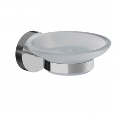 IDDIS Мыльница Sena 108мм, белый\хром SENSSG0i42