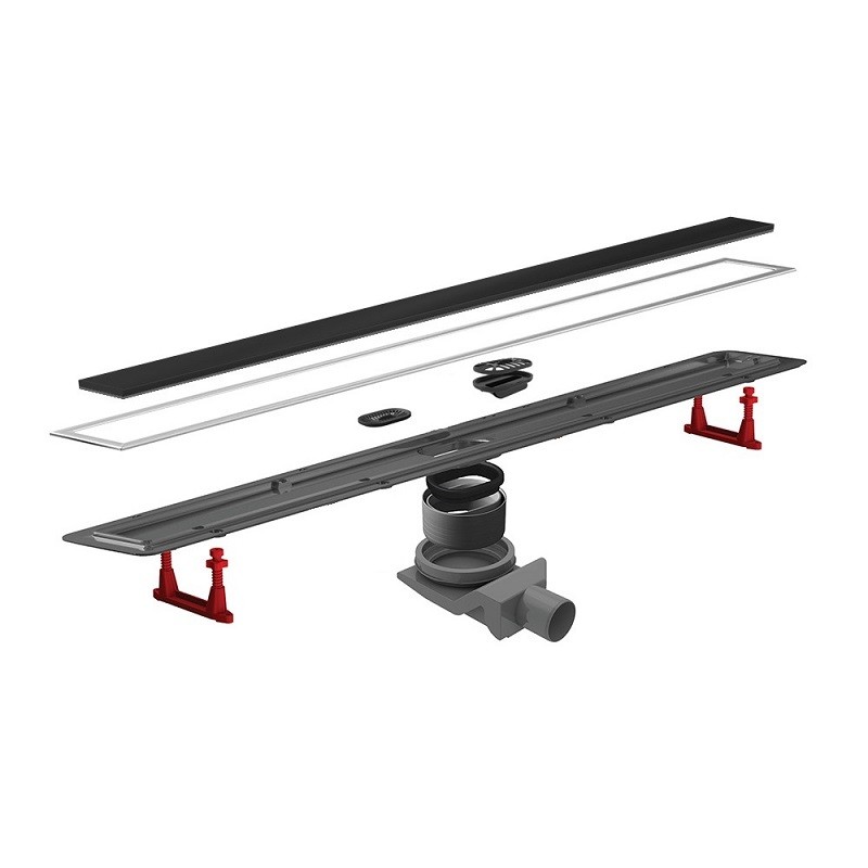 Приобрести pestan душевой трап confluo premium black glass line 550