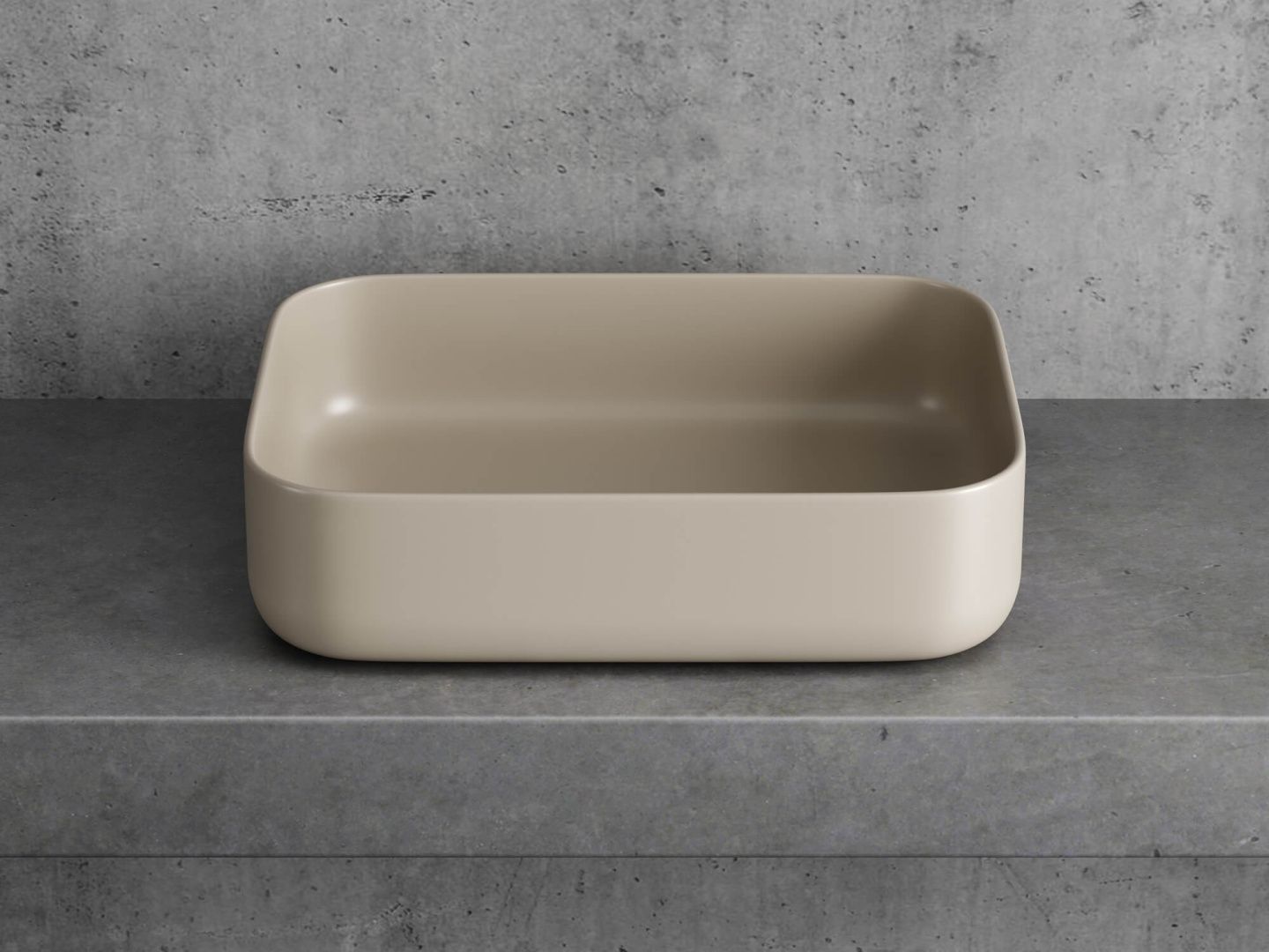 Приобрести hayzburg накладная раковина чаша 50х39 см, капучино матовая hb-0037mc